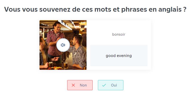 cours d'anglais sur Babbel