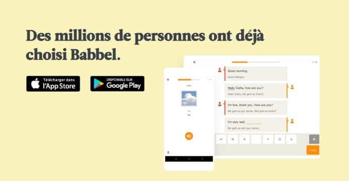 Babbel prix et tarif